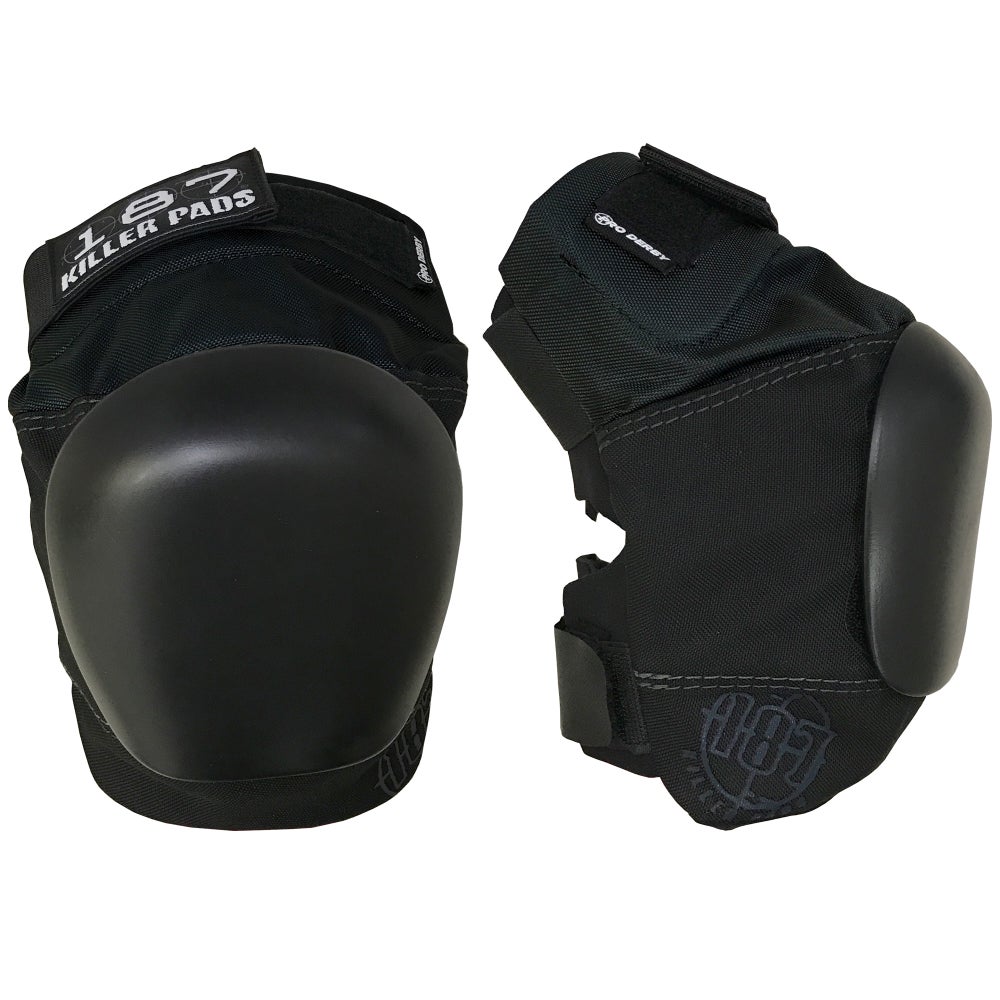 187 Pro DERBY Knee Pads - Black