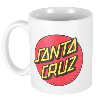 Santa Cruz Classic Dot Mug White 11oz