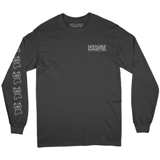 Meow Bar Logo L/S T-Shirt Black