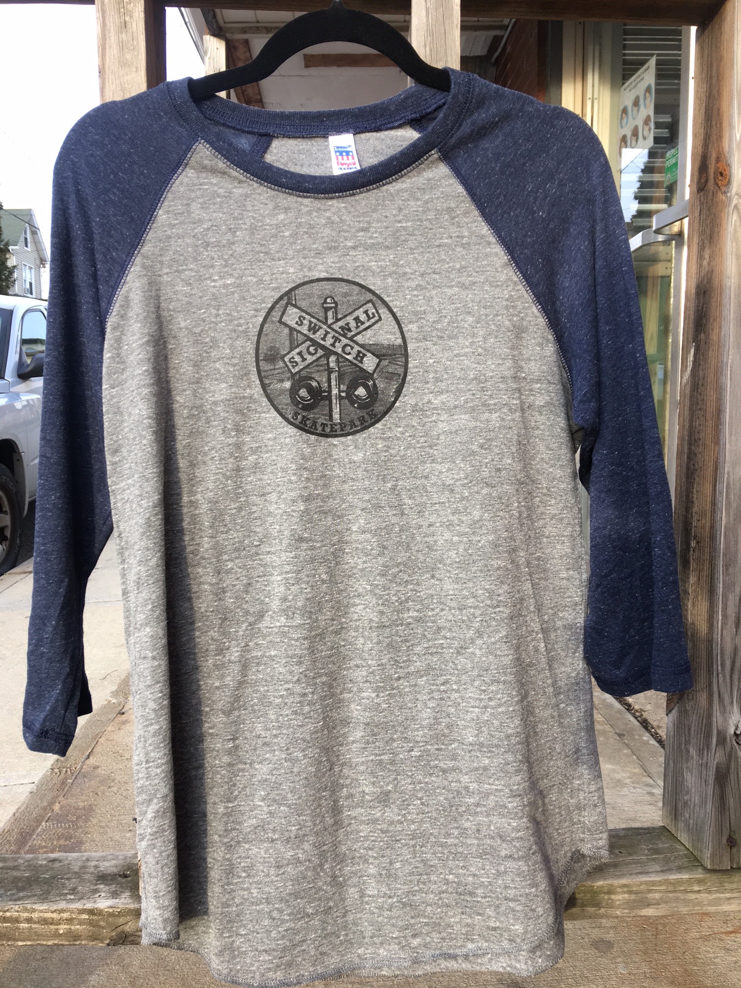 Switch & Signal Skatepark Baseball T-Shirt