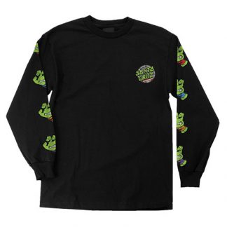 Santa Cruz TMNT Sewer Dot Long Sleeve T-Shirt Black