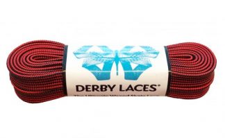 Derby Laces ORIGINAL Black and Red Stripe 84" and 96"