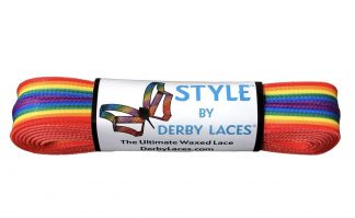 Derby Laces STYLE Rainbow Stripe 84" and 96"
