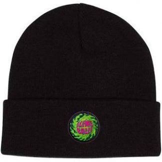 Slime Balls Logo Long Shoreman Beanie - Black