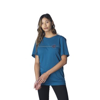 Santa Cruz Empty Moon Stripe S/S Boyfriend T-Shirt Deep Teal