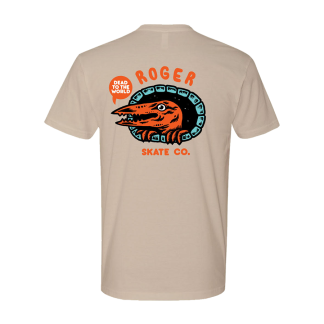 ROGER SKATE CO. DEAD TO THE WORLD TEE SHIRT