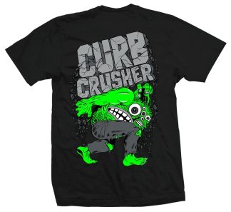 Heroin Skateboards Curb Crusher T Shirt