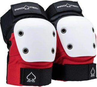 Pro-Tec Knee and Elbow Set  - Red/White