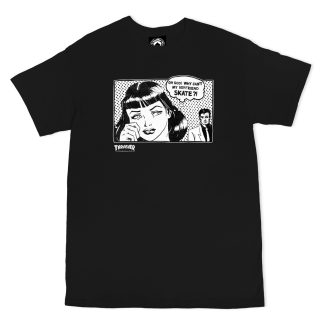 Thrasher Boyfriend SS Tshirt Black