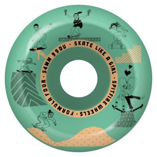 Spitfire Formula 4 Skate Like a Girl Sessions Blue Wheels 54mm 99a