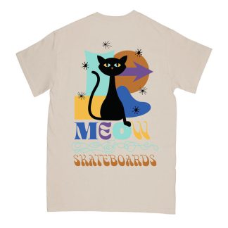Meow Skateboards Yarnball Natural T-Shirt