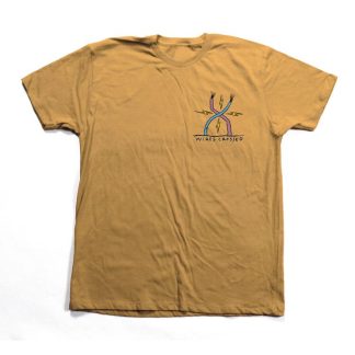 Toy Machine Wires Crossed T-Shirt (Gold)