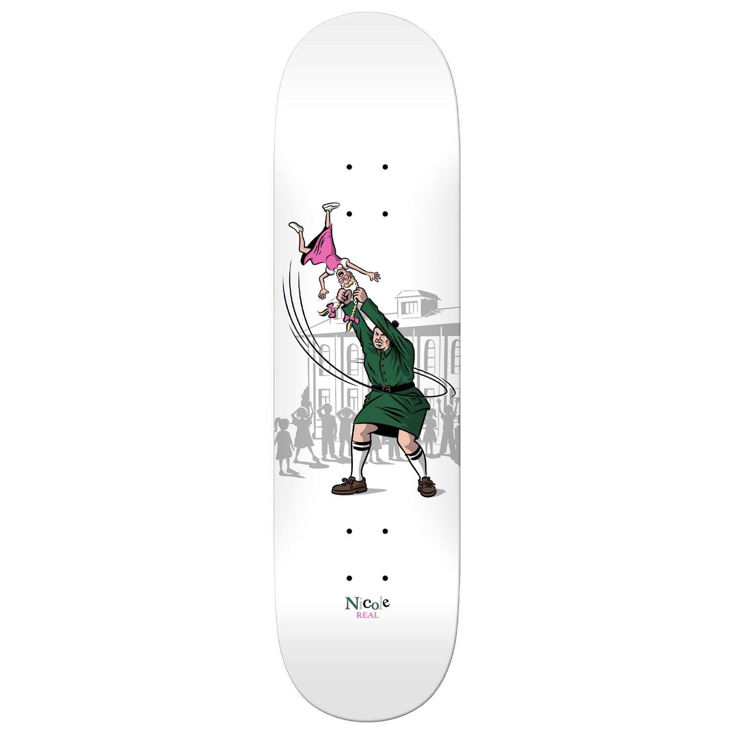 Real Skateboard Deck Nicole Hause Hammer Throw 8.28 x 31.7
