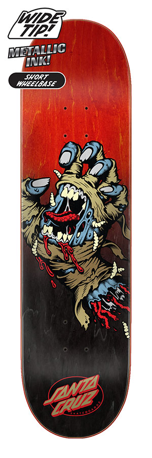 Santa Cruz Mummy Hand WIDE TIP スケートボード Santa Cruz Mummy Hand Wide Tip 8.5″ – Switch and Signal Skatepark