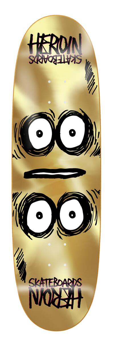 Heroin Symmetrical Egg Gold Deck 9.0 – Switch and Signal Skatepark