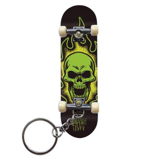 Creature Bonehead Keychain Fingerboard Black/Green