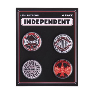 Independent 4 Pack Button Array Black/Red