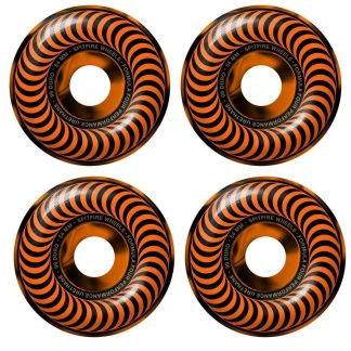 Spitfire Skateboard Wheels F4 99A Swirl Classic Black/Orange