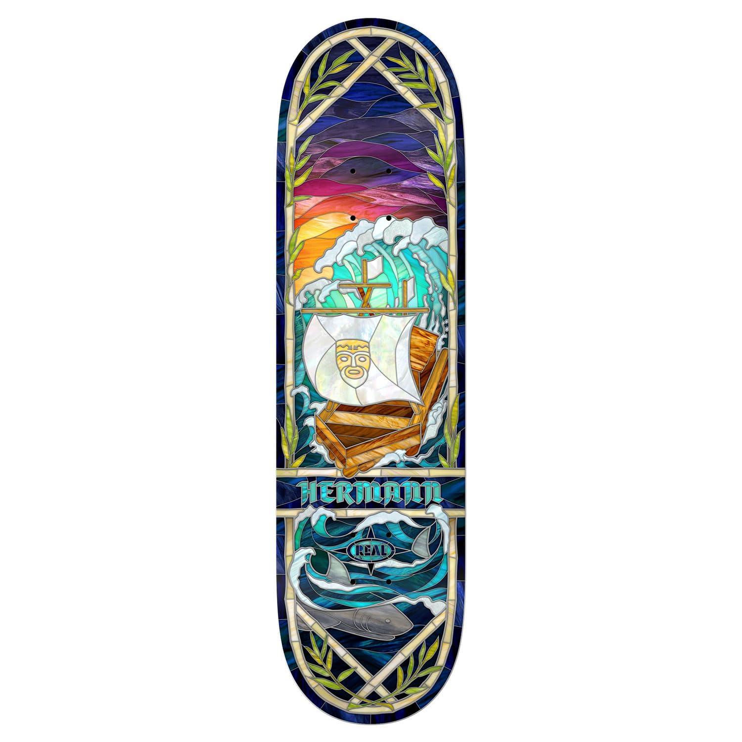 Real Skateboard Deck Herman Stene Cathedral 8.38 " X 32.25 "