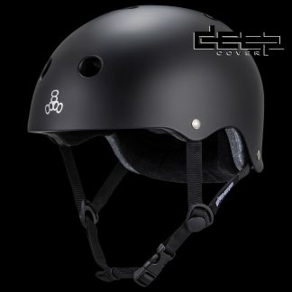 Triple Eight Deep Cover Certified MultI-Sport Helmet Matte Black