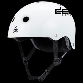 Triple Eight Deep Cover Certified MultI-Sport Helmet Glossy White