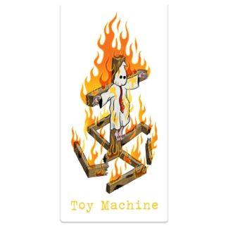 Toy Machine CHARRED CROSS STICKER