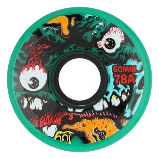 Slime Balls Wheels 60mm Roskopp Face Two Reissue OG Slime Green  78a