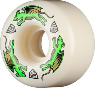 Powell Peralta Nano Rats 88A - AV4 Asymmetrical Shape - Medium Ride Patch - 52mm x 34mm 88A AV4