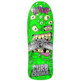 Heroin Skateboards Curb Crusher Chomp Deck 10.25"