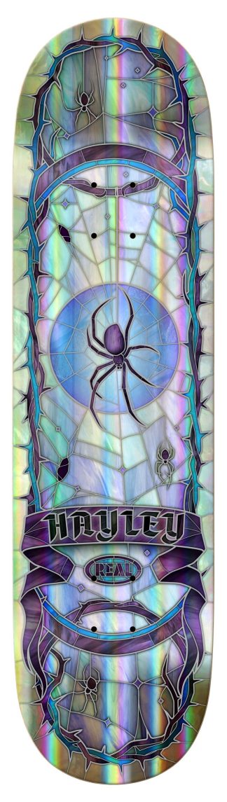 Real Skateboards Hayley Cathedral Spider Deck 8.06"