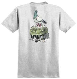 ANTIHERO LIBERTAD TEE ASH GREY W/ MULTICOLOR PRINT