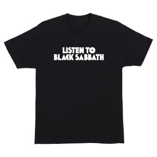 OJ Listen To Black Sabbath S/S Heavyweight T-Shirt Black